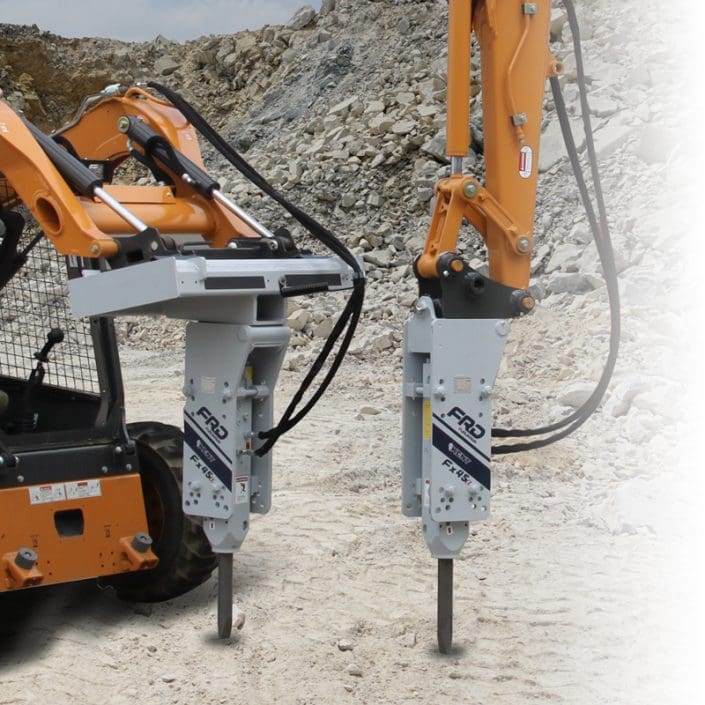 Hydraulic Rock Breakers, Drills, Hammers & Attachments