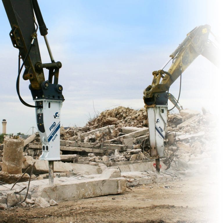 Hydraulic Rock Breakers, Drills, Hammers & Attachments