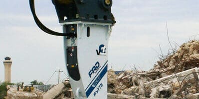 Fx175 Large Series rock breaking hammers from Furukawa / FRD are available in a variety of mounting configurations & are designed to tackle the most difficult of construction & excavation projects.
