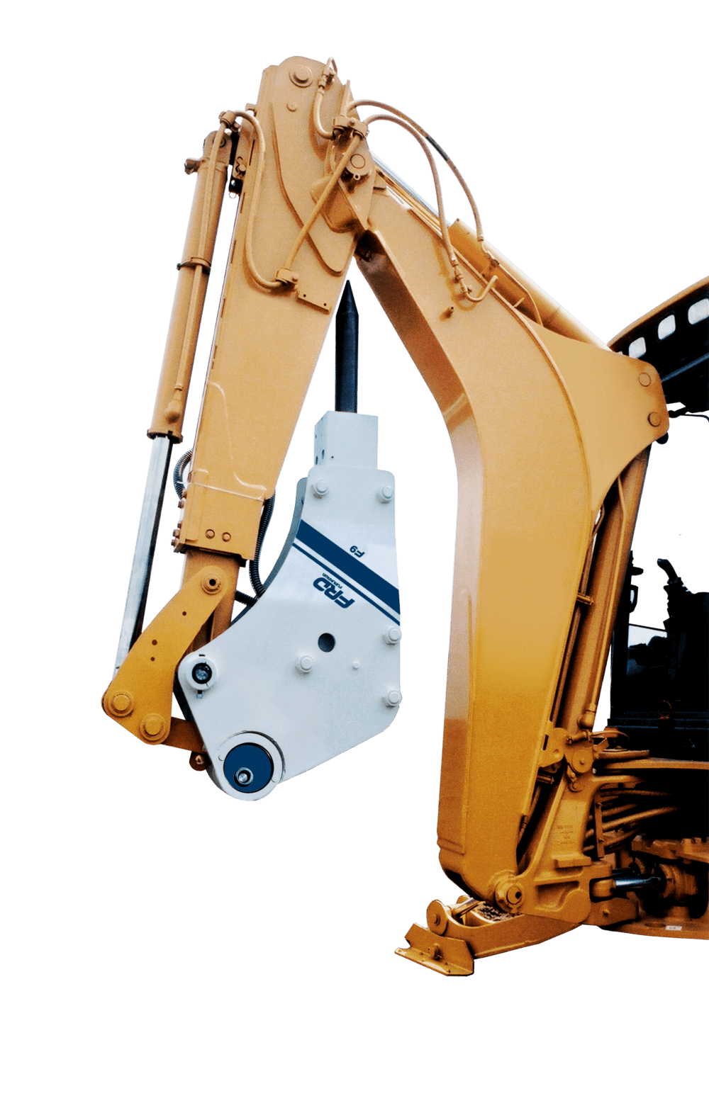 The F & Fx Medium Series rock breakers/hammers from Furukawa / FRD are available in a variety of mounting configurations enabling them to be easily attached to mini-excavators, skid-steer loaders & rubber-tired backhoes.