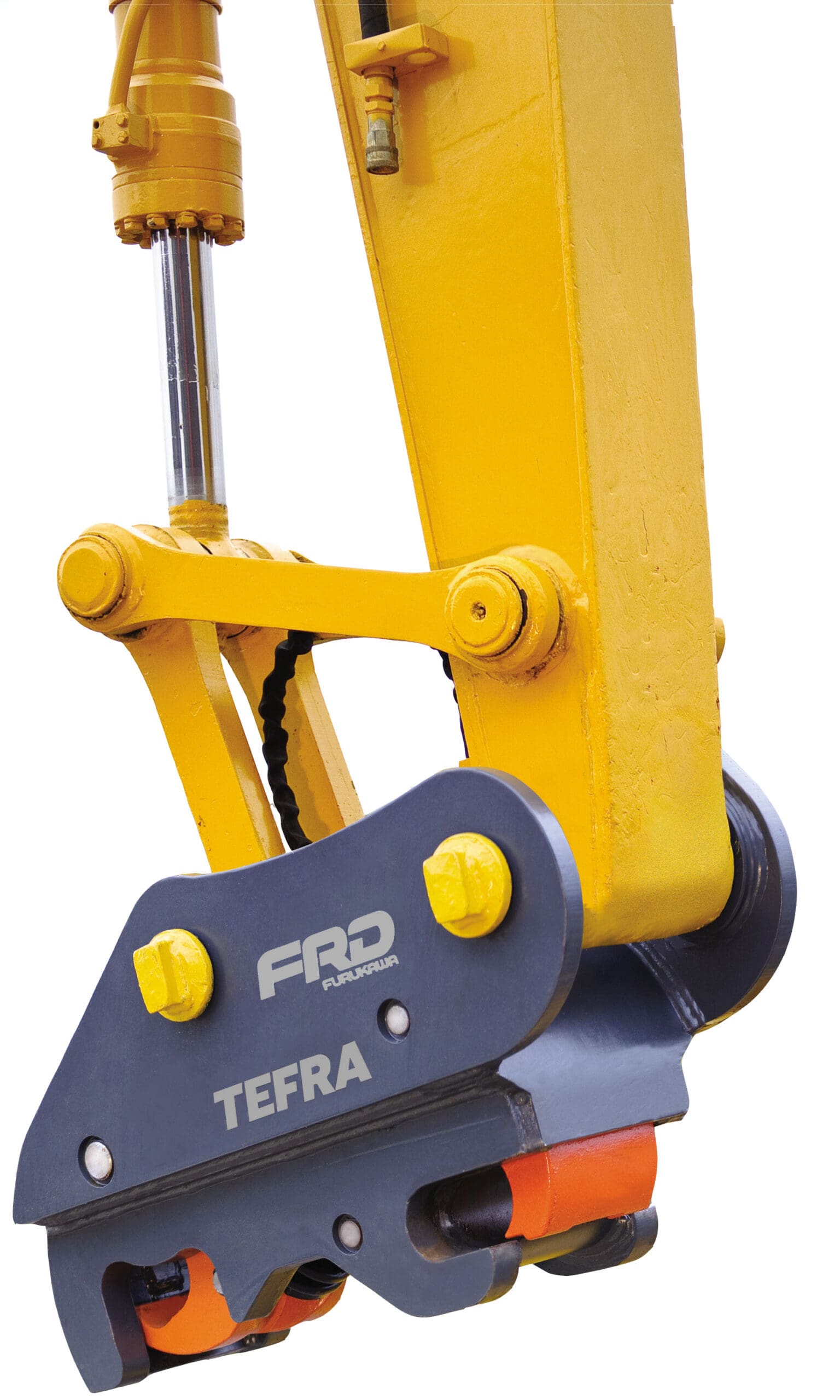 The dual safety features of the TEFRA auto couplers from Furukawa FRD are unique within the attachment industry.